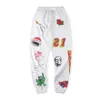 23SS Autunno Inverno Artisti Cartoon Tuta Set Felpa con cappuccio Pantaloni Suit Racing Cars Outdoor Uomo Donna Streetwear Felpa con cappuccio Trou2714