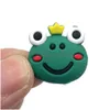 Acessórios de peças de sapato Pvc Frog Charm Decoração Fivela Jibitz Para Clog Charms Buttons Pins Drop Delivery Series Aleatoriamente