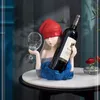 Objets décoratifs Figurines Nordic Creative Dancing Girl Porte-vin rouge Bar Accessoires pour la maison Sculpture Porte-gobelet Dcor Figurine Cadeaux 230729