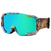 Kayak Goggles Yetişkin Kar Snowboard Gözlük Kış Açık Rüzgar Geçirmez Sis Anti Sis Motokros Bisiklet Güvenliği Gözlükleri12556