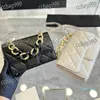 2023-Classic Flap Portable Women Shoulder Bag Mini Leather Quilted Luxurys Handbags Holder Card Hardware Purses Designer Malas Multi Pochettes Clutch 20CM