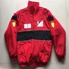 F1レーシングカーファンの衣類ヨーロッパとアメリカンスタイルのジャケットコットン秋と冬の服フル刺繍オートバイridin306s