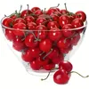 Décor à la maison 100 pièces/lot cerises rouges artificielles 25mm/1.0 pouces Simulation cerise faux fruits pour la maison cuisine salle à manger décoration