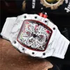 7-7 ens montre de luxe montres bracelet en silicone créateur de mode montre sport quartz horloge analogique Relogio Masculino 2021253T