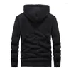 Men's Hoodies Hooded 2023 Warm Fleece Hoodie Winter Thick Sweatshirts Casual Cardigan Fashion Bomber Fur Jackets Zipper Clothing