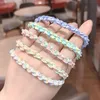 10st/Lot Women Elastic Hair Rubber Bands Stylish Girls Hair Bands Scrunchies Color Braid Hair Accessories Tie 2319