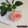 Kwiaty dekoracyjne 9pcs Rose Home Dekoracja 45 cm Lateksowa powłoka Prawdziwa płatki dotykowe sztuczny kwiat ślub miły impreza imprezowa -