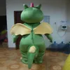 Green Dinosaur Mascot Costume Green Dragon Mascot Costume For Adults Halloween Carnival Party Event323e