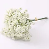 Decorative Flowers Artificial Baby's Breath Silk Flower Bouquet Home Decor Party Decoration White Dried Petals