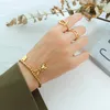 Link Pulseiras Fashion Bracelet For Women Girls Simple Men Steel Jewelry Gift Mujer Pulseras Free Items With