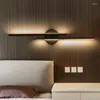 Wall Lamps Mounted Lamp Black Sconce Led Hexagonal Bedroom Decor Antique Wooden Pulley Smart Bed Styles