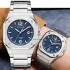 Wristwatches Luxury Men Watch High Quality Square Quartz Wristwatch Sliver Gold Black Blue Reloj Classic Watches Business Man Brand Clock