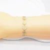 Charmarmband älskar romantiskt rostfritt stål guldpläterat tusenskönor för kvinnor present flickvän boho sommarsmycken tillbehör