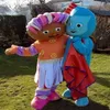 2018 Discount factory iggle piggle & upsy daisy in the night garden mascot costume classic cartoon halloween outfit dress286n