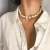 Choker Puka Shell Collier Pour Femmes Bohème Été Plage Pierre Perlé Vibe Hawaii Bijoux Cadeau - Blanc