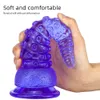 Brinquedos Anais Realista Octopus Tentáculo Dildo Silicone Plug Anal Dilatador Sex Toys Para Mulheres Homens Expansor de Ânus Grande Ventosa Adulto Produto 230728