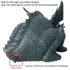Decorative Objects Figurines Fountain Dragon Statue Spouting Water Sculpture Weather Resistant Realistic Spray Outdoor Ornament 230729