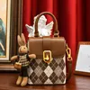 New fashion small square bag classic temperament 100 shoulder crossbody bag cartoon mobile phone bag