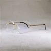 50% de descuento en las gafas de sol 2023 Tendencia diseñador Finger Luipaard Men aleatorios Metales de sombra marco Mujeres de vidrio transparente para gafas de gama