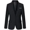 Mäns kostymer blazers män blazer jackor fast färg långärmad lapel smal fit affär blazer kostym kappa utkläder märke mens casual blazers rockar 230729