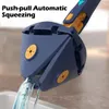 Mops Cleaning Triangular Mop 360 Degree Floor Glass Ceiling Wall Cleaner for Rotary Telescopic Automatic Water Wringing 230728