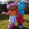 2018 Discount factory iggle piggle & upsy daisy in the night garden mascot costume classic cartoon halloween outfit dress286n