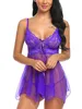 Sexy Jupe 2 Pièce Ensemble Femmes Sexy Érotique Sling Lingerie Vêtements De Nuit Robe Babydoll Attrayant Sexy Vêtements De Nuit Charmante Robe De Nuit Vêtements De Nuit