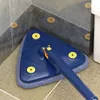 Mops Cleaning Triangular Mop 360 Degree Floor Glass Ceiling Wall Cleaner for Rotary Telescopic Automatic Water Wringing 230728