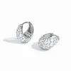 2023 Japanse en Koreaanse Sterling Silver S925 Set met ronde oorbellen met volledige diamant, vrouwelijke en prachtige oorbellen