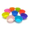 Sile Muffin Cupcake Stampi 7cm Colorful Cake Cup Mold Case Bakeware Maker Baking Mold sport JL1718