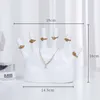 Jewelry Stand ly Paint 6 Fingers Resin Medium Rings Necklace Jewelry Display Stand Side Portrait Model Earrings Necklace Display Prop 230728