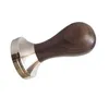 304 Rostfritt stål Basen Chacate Preto Trähandtag Tamper Kaffepulver Hammer 51mm Anpassade kaffatillbehör C10302894