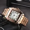 Hot Fashion Vintage Classic Square Collection Man Watch Economy Designer Designer Luxurt Watch Movement Quart Orro