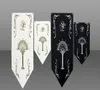 Bannerflaggor 35x90cm 46x150cm Lord Ring House Banner Stark Map Flag Wall Magic KTV Bar Home School Cosplay Party Gift Decor Black 230729