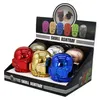 Colorful Skull Style Smoking LED Car Ashtrays Portable Innovative Dry Herb Tobacco Cigarette Cigar Holder Desktop Support Stand Ash Soot Container CARS Ashtray DHL