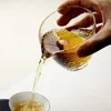 Kopjes Schotels Japanse Stijl Kristal Hittebestendig Hamerpatroon Glas Theekannen Heldere Dispenser Office Drinkware