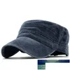 Стингевые шляпы простые военные кепки 100% хлопковая плоская шляпа для мужчин Винтажный армейский кадетный патруль открытый рыбацкий эксперт по ценам Dhaq7