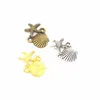 500pcs / lot Shell Starfish Connecteur Charms Pendentifs Fabrication de Bijoux Bracelet Résultats DIY Accessoires 13x18mm plage charms2404