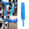 1 pièces Flexible Extra longue brosse douce microfibre nouilles Chenille bleu voiture roue lavage microfibre nettoyant accessoires286I