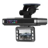 Strumento rilevatore radar per auto Allarme vocale russo inglese 2 in 1 Rilevatori radar DVR Camera259E