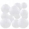 8 - 16 Inch Home Decor Witte Chinese Papieren Lantaarn Bruiloft Kinderen Verjaardagsfeestje Baby Shower Hangende Decoratie