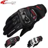 GK-224 Углеродная защита кожаная сетчатая перчатка мотоцикл вниз по бездорожью перчатки для мотокросса для Men207h