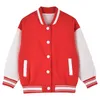 Passende Familien-Outfits, personalisierte Unisex-Jacke im Baseball-Stil für Kinder, individuelle Letterman-Namensnummer, College-Football für Jungen oder Mädchen 230728