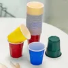 Tek kullanımlık fincan pipetler çocuk kupası kompakt su partisi içecek günlük kullanım plastik bira suyu