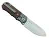 TwoSun Folding Knives D2 Blade Outdoor Micarta/ TC4 Titanium Handle Front Open Pocket Outdoor Tool TS349-D2-Micarta