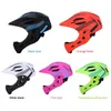 Cycling Helmets Outdoor sports childrens full face helmet balance bike scooter riding with light and insect net 230728