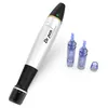 Electric Derma pen Plug in A1-C with 2pcs needle cartridges Dr.Pen Stamp Auto Microneedle Skin Care Tool Meso Therapy