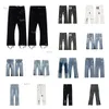 Hotsale Designer Galleryse Depts Jeans Hommes Femmes Jean Broderie Quilting Déchiré Tendance Marque Vintage Pantalon Hommes Pli Slim Maigre A4