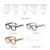 Sunglasses 2023 Anti Blue Light Frame Fashion Square Shape Computer Gaming Goggles Black Blocking Eyewea