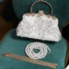 Evening Bags Embroidery Vintage Bag Female Luxury Handmade Beaded Party Purse s Clutches 230729